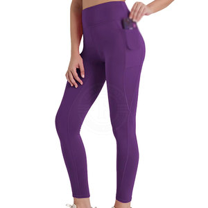 Leggings de yoga avec logo personnalisé imprimé, taille élastique, vente directe d'usine, leggings de yoga, vêtements de sport, service OEM - Product Image 1