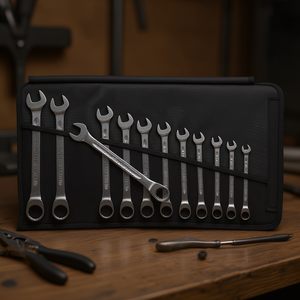 Juego de Llaves Combinadas de Boca Abierta y Estrella con Trinquete Stahlwille de 12 Piezas - Product Image 3