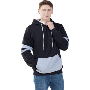 Pull surdimensionné confortable pour hommes, sweat à capuche en molleton, impression bouffante en relief, concepteur, sports d'hiver brodés, sortie, contraste, teint uni - Product Image 3