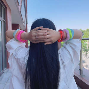 2025 nuevo diseño geométrico pulsera de resina marrón nicho joyería de resina de Moda Para Novias brazalete elegante - Product Image 2