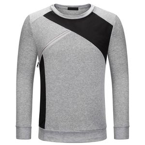 เสื้อฮู้ดดี้ผู้ชายไซส์ใหญ่ ผ้าฝ้าย 100% คอโอ ทรงซิป ระบายอากาศได้ดี ผ้าถัก สวมใส่สบาย รับผลิตแบบ OEM - Product Image 1