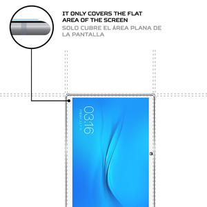 ฟิล์มกันรอยหน้าจอสำหรับแท็บเล็ตเทคลาส A10S ฟิล์มป้องกันระดับพรีเมียม - Product Image 4