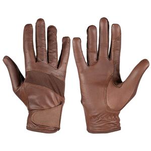 Gants d'équitation de haute qualité 2025 avec logo personnalisé, gants d'équitation en cuir respirant à doigts complets - Product Image 1