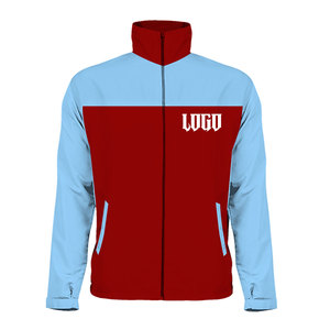 Chaqueta cortavientos Softshell larga para hombre con capucha Parches personalizables de estilo de cremallera de moda - Product Image 5