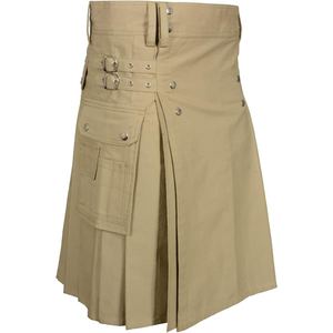 Mens Cotton <b>Jeans</b> Utility Kilt Designed For Durability Comfort And Functionality With Custom Size Options Available - Product Image 3