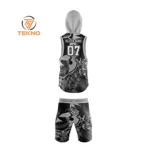 Venta al por mayor nuevo diseño 7on7 bandera uniforme conjuntos mejor calidad transpirable impresión por sublimación completa tamaño personalizado 7v7 uniforme para hombres - Product Image 6