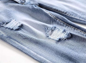 top quality Summer Stylish <b>Men</b> Clothes New Styles Denim Shorts <b>Jeans</b> Pants Wholesale Ripped Distressed Custom Shorts 2025 - Product Image 6