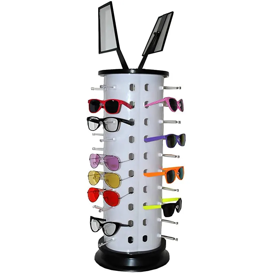 Özel akrilik gözlük ücretsiz tezgah standı rafı akrilik güneş gözlüğü ekran dolap led'i camekanlı dolap raf