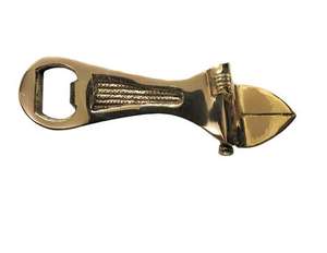 Silver Metal <b>Bottle</b> <b>Opener</b> <b>Bars</b> Restaurants Commercial Beverage Service <b>Bottle</b> Cap Opening Use <b>Opener</b> With Wooden Handle Grip - Product Image 6