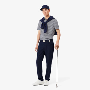 Chemises de golf pour hommes à manches courtes, design uni, respirantes, séchage rapide, en tissu toile Spandex/Coton, style gothique, vente en gros - Product Image 6