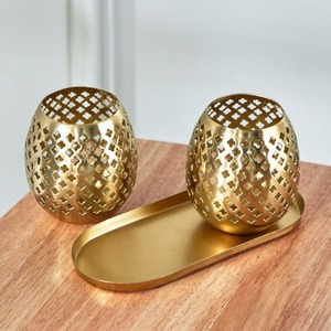 Available High Quality Round Candle Jar for Home & Hotel Decoration New Design Best Price Metal Candle <b>Lantern</b> - Product Image 2