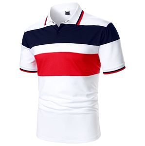 Chemises pour hommes haute performance 100 % coton à manches courtes, tricotées, légères, douces, élégantes, boutonnées, personnalisables, pour toute la journée - Product Image 1
