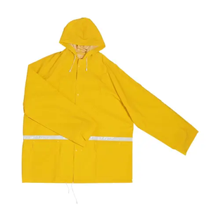 Combinaison imperméable réutilisable de logo personnalisable de matériel de Spandex de veste et de pantalon de pluie de PVC pour le travail extérieur - Product Image 6