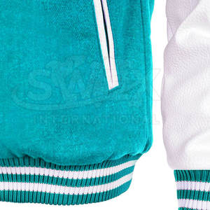 Chaqueta informal de manga de cuero para hombre, chaqueta de invierno con manga de cuero a precio razonable - Product Image 5