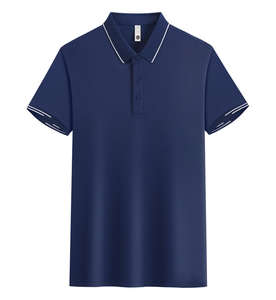 T-shirts polo de marque 100% coton de haute qualité Chemises polo grande taille pour hommes Sonnerie élégante et brodée personnalisée - Product Image 3