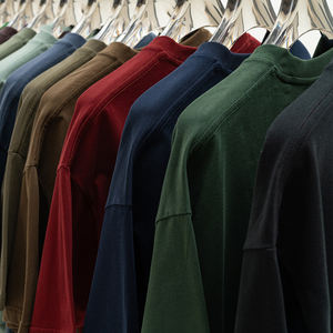 T-shirt unisexe en coton 100% surdimensionné en gros avec motif de lettres, tissu tricoté respirant, manches courtes - Product Image 2