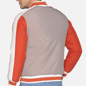 New Winter Style Solid Color Men <b>Slim</b> <b>Fit</b> Stand Collar Windproof High Quality Bomber <b>Jacket</b> Made in Pakistan - Product Image 4