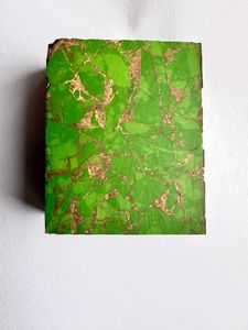 K Gems - Lote al por Mayor de Turquesa Verde Dorada Natural de 20x30 mm, Calibrada, Calidad AAA+, Piedras Preciosas Sueltas para Joyería - Product Image 4