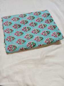 100% tela de algodón estampada a mano con muchos colores diseño indio tradicional prendas artesanales - Product Image 2