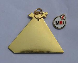 Jouet de maçonnerie pour ancien potentat, bijoux de maçonnerie pour ancien potentat, bijoux d'or pour Shriners - Product Image 4