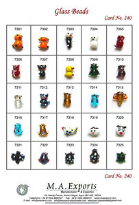 Perles en verre pendentif en forme d'animal de qualité supérieure pour la fabrication de bijoux perles en verre pendentif attrayant pour la fabrication de bracelets - Product Image 5