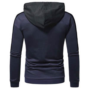 Meilleures ventes de sweats à capuche multicolores noirs à manches longues pour hommes sur mesure polaire respirante épaisse taille 6XL teinte unie pour l'hiver - Product Image 3