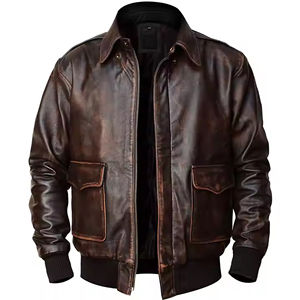 Chaquetas de cuero para hombre de fábrica de Pakistán personalizadas de alta calidad, chaqueta de cuero de cordero genuino, ropa para hombre y mujer - Product Image 1