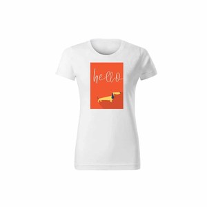 Vente en gros de t-shirt personnalisé de haute qualité, léger, respirant, à manches courtes et coupe ajustée, col en O, imprimé personnalisé, du Bangladesh pour femmes - Product Image 5