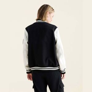 Chaqueta Varsity Transpirable con Parches de Chenilla para Hombre, Estilo Vintage Urbano, para Invierno al Aire Libre, Chaqueta Universitaria de Béisbol Tipo Bomber con Letras Frontales 2025 - Product Image 2