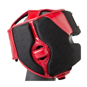 ชุดป้องกันศีรษะสำหรับผู้ชายและผู้หญิงชุดป้องกันชกมวยหนังคุณภาพสูงออกแบบโลโก้ได้ตามต้องการ - Product Image 4