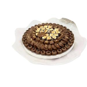 Tazón de Chocolate de Metal plateado hecho a mano, soporte dulce para bodas y fiestas de cumpleaños, plato de postre, precio de fábrica - Product Image 3