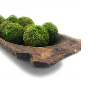 Cuenco decorativo de masa de madera para restaurante, hogar, cuenco de masa de madera para Navidad, boda, cuenco de vela de madera, uso de mesa - Product Image 3