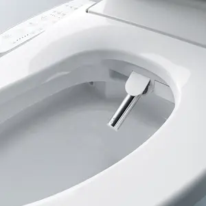 F1L535 IKAHE स्मार्ट शौचालय कवर बिजली शौचालय Bidet सीट मुलायम करीब शौचालय ढक्कन के साथ नरम करीब सीट कवर