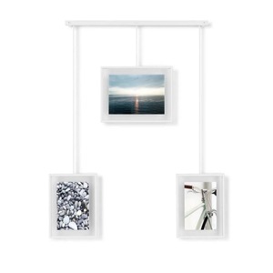 Cadre photo en métal blanc de qualité supérieure pour décoration murale élégante et accent d'affichage intérieur moderne - Product Image 4