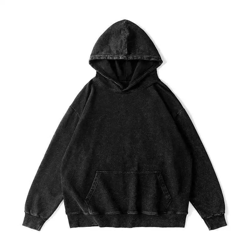 Gradiente Lavagem Impressão Hoodie oversized homens hoodie camisola costume vintage lavagem ácida hoodie para homens