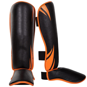 สนับแข้งสำหรับเท้าสนับแข้งสำหรับฝึกมวยการเตะอุปกรณ์ป้องกันแบบมืออาชีพใช้ทุกสี - Product Image 2