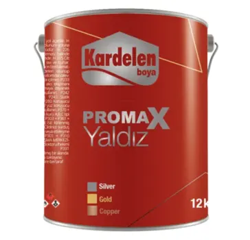 Kardelen Aluminum Gilding Paint Hydrocarbon Resin Based Metallic Appearance Resistant Against High Heat Prevents Corrosion