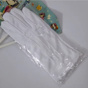 Guantes de algodón blancos masones éxito de ventas OEM guantes de vestir masónicos de cuero blanco con bordado personalizado guantes masónicos todo el artículo - Product Image 4
