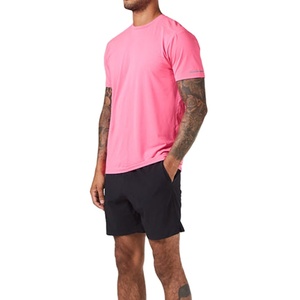 Ensemble de survêtement d'été pour homme, manches courtes, ensemble de course sportif, t-shirt en coton respirant, ensemble de shorts, ensemble de jogging 2 pièces - Product Image 1