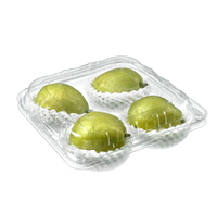 Boîtes de récipients alimentaires en plastique PET pour fruits boîte d'emballage de fruits à clapet pour croustillant de laitue