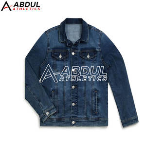 Chaqueta vaquera de alta calidad para hombre, ropa informal de ajuste personalizado, prendas de vestir exteriores de moda con chaqueta de invierno frontal con botones - Product Image 2
