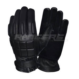 Nouvelle arrivée de gants tactiques en cuir Offre Spéciale doigt complet de haute qualité rembourré jointures gants tactiques en gros - Product Image 1