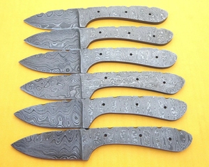มีดตั้งแคมป์เหล็กดามัสกัสทำด้วยมือ7นิ้วสกินเนอร์ใบมีดสำหรับใช้ในครัว - Product Image 2