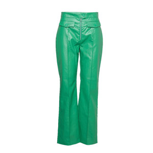 Comfortable Women Leather <b>Pant</b> With Premium Material Blend And Relaxed Fit For Casual Styling Needs - Product Image 1