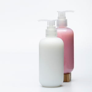 ขวดปั๊มหัวพลาสติก PET ด้านขนาด300มล. 500มล. ออกแบบโลโก้ได้ตามต้องการหัวปั๊มสำหรับบรรจุภัณฑ์ครีมนวดเครื่องสำอาง - Product Image 1