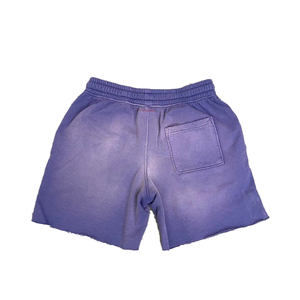 Pantalon personnalisé en coton épais ourlet brut déchiré plaine polaire Streetwear Shorts sport cordon Cargo Joggers XS acide 3XL - Product Image 6