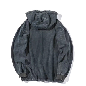 เสื้อฮู้ดดี้ผู้ชายผ้าฟลีซแบบสวมใส่สบาย ระบายอากาศได้ดี แห้งเร็ว เป็นมิตรกับสิ่งแวดล้อม พิมพ์ลายดิจิทัลตามสั่ง ขายส่งปี 2025 สำหรับฤดูหนาว - Product Image 5