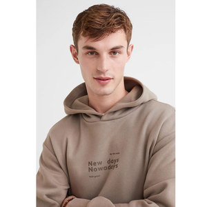 เสื้อฮู้ดดี้ผู้ชายสไตล์วินเทจ ย้อมสีแบบแอซิดวอช ผ้าฝ้าย 100% ปักลาย สตรีทแวร์ สั่งทำโลโก้ได้ รับผลิตแบบ OEM - Product Image 2