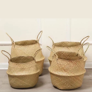 Panier de rangement en jonc de mer tissé à la main couleur personnalisée directement du fabricant du Vietnam - Product Image 6