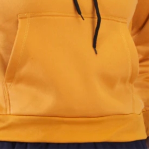 Sweat à capuche de couleur dorée le plus doux en polaire de coton avec couleurs et broderie personnalisées au meilleur prix Sweat à capuche Offre Spéciale pour unisexe - Product Image 5